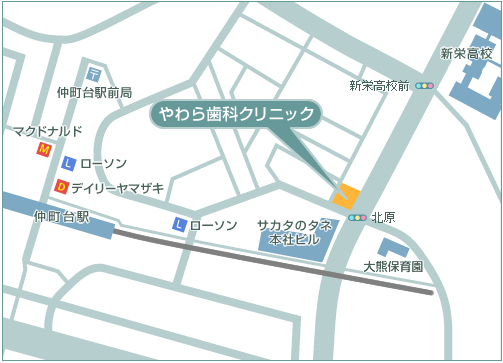 アクセスマップ 徒歩